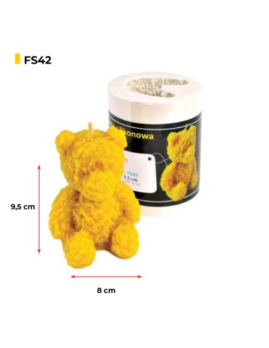 Stampo in silicone - Orso rosa Stampo in silicone - Orso rosa