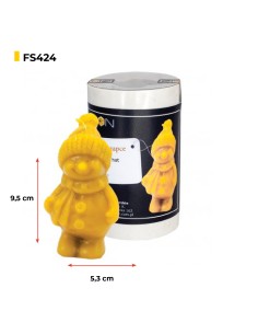 Silicone mold – Snowman with hat Silicone mold – Snowman with hat