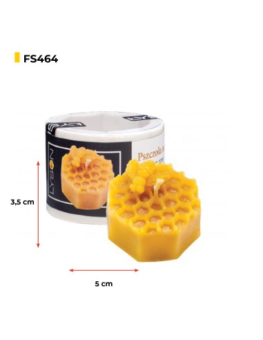 Silicone mold – Bee on the honeycomb Silicone mold – Bee on the honeycomb