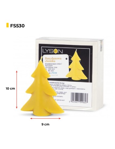 Moule en silicone - Arbre de Noël en porcelaine Moule en silicone - Arbre de Noël en porcelaine