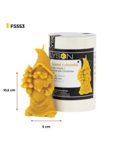 Silicone mold – Gnome with a christmas tree Silicone mold – Gnome with a christmas tree