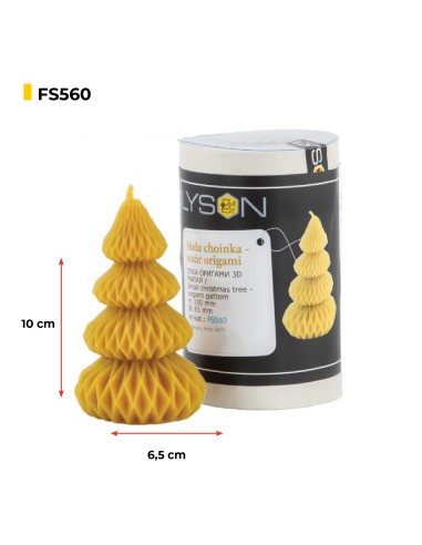 Moule en silicone - Petit sapin de Noël - modèle origami Moule en silicone - Petit sapin de Noël - modèle origami