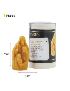 Moule en silicone - Sainte famille - petite figurine Moule en silicone - Sainte famille - petite figurine