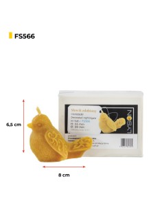 Moule en silicone - Rossignol décoré Moule en silicone - Rossignol décoré