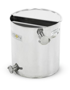 Setaccio verticale sulla base della vasca di decantazione inox 50 l / ~70 kg Setaccio verticale sulla base della vasca di decantazione inox 50 l / ~70 kg