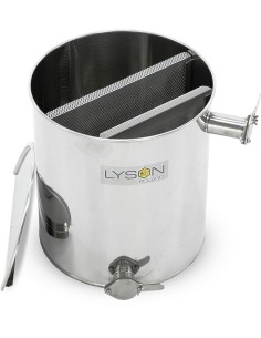 Setaccio verticale sulla base della vasca di decantazione inox 50 l / ~70 kg Setaccio verticale sulla base della vasca di decantazione inox 50 l / ~70 kg