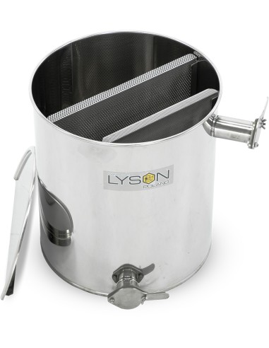 Setaccio verticale sulla base della vasca di decantazione inox 50 l / ~70 kg Setaccio verticale sulla base della vasca di decantazione inox 50 l / ~70 kg