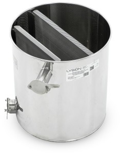Setaccio verticale sulla base della vasca di decantazione inox 50 l / ~70 kg Setaccio verticale sulla base della vasca di decantazione inox 50 l / ~70 kg