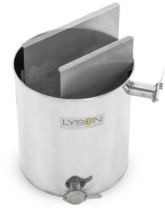 Setaccio verticale sulla base della vasca di decantazione inox 50 l / ~70 kg Setaccio verticale sulla base della vasca di decantazione inox 50 l / ~70 kg