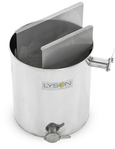 Setaccio verticale sulla base della vasca di decantazione inox 50 l / ~70 kg Setaccio verticale sulla base della vasca di decantazione inox 50 l / ~70 kg