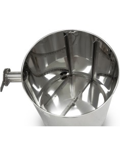 Setaccio verticale sulla base della vasca di decantazione inox 50 l / ~70 kg Setaccio verticale sulla base della vasca di decantazione inox 50 l / ~70 kg