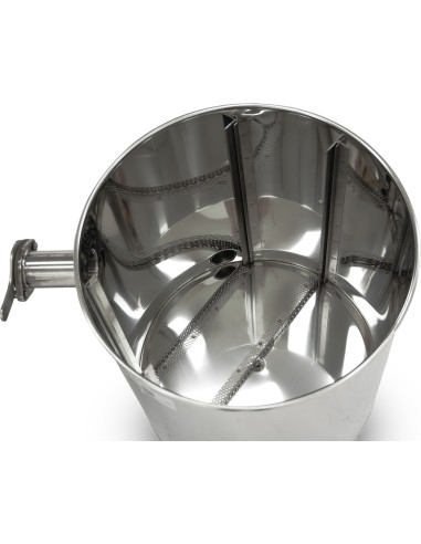 Setaccio verticale sulla base della vasca di decantazione inox 50 l / ~70 kg Setaccio verticale sulla base della vasca di decantazione inox 50 l / ~70 kg