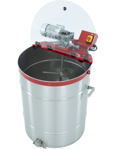 Stainless steel syrup mixer, capacity 500 kg (drive 400V)