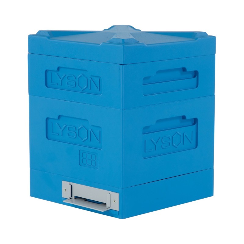Mini Dadant CLASSIC hive for modular frames, height: 145 mm, painted (blue) Mini Dadant CLASSIC hive for modular frames, height: 145 mm, painted (blue)