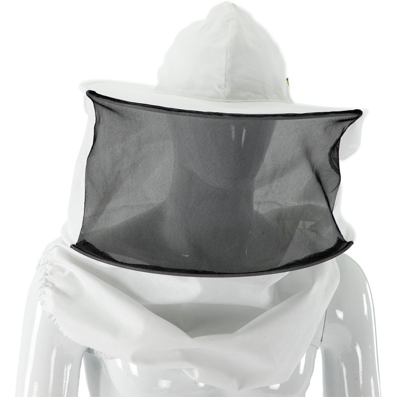 Cappello da apicoltore in cotone con elastici sotto le braccia Cappello da apicoltore in cotone con elastici sotto le braccia