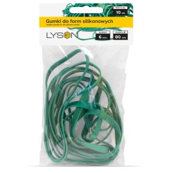 Rubber bands for slit silicone molds 80x6, 10 pcs Rubber bands for slit silicone molds 80x6, 10 pcs