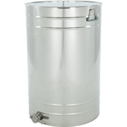 Stainless steel settling tank 300 l / ~420 kg, stainless steel valve 2", handles, clamps, gasket – CLASSIC Stainless steel settling tank 300 l / ~420 kg, stainless steel valve 2", handles, clamps, gasket – CLASSIC