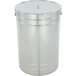 Stainless steel settling tank 300 l / ~420 kg, stainless steel valve 2", handles, clamps, gasket – CLASSIC Stainless steel settling tank 300 l / ~420 kg, stainless steel valve 2", handles, clamps, gasket – CLASSIC
