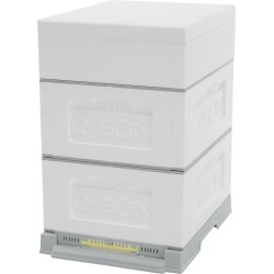 Multi-frame American Langstroth beehive, 10 frames, low roof, not painted Multi-frame American Langstroth beehive, 10 frames, low roof, not painted