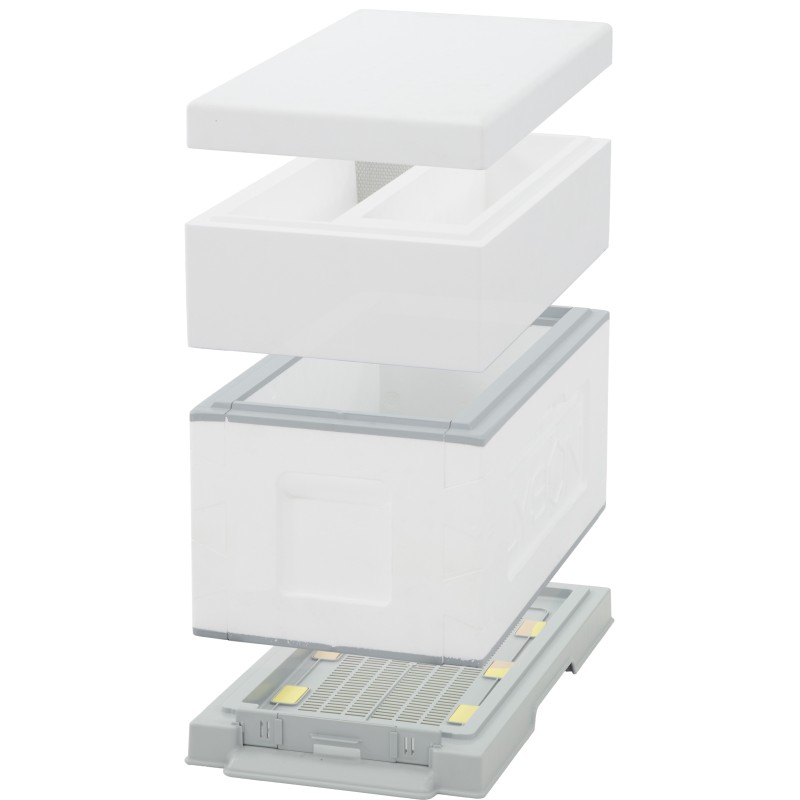 copie de copie de copie de copie de Multi-frame American Langstroth beehive, 10 frames, low roof, not painted copie de copie de copie de copie de Multi-frame American Langstroth beehive, 10 frames, low roof, not painted
